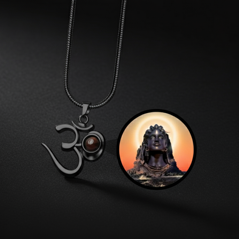 OM Pendant with Adiyogi